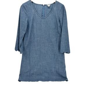 J. Crew Blue Denim Dress